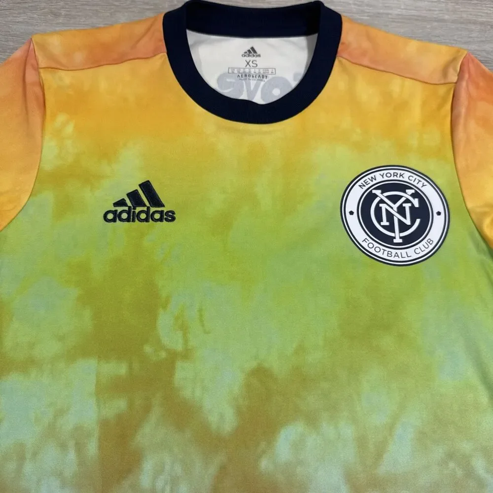 New York City FC Jersey Adidas AEROREADY Love Unites Men's Tie Dye XS